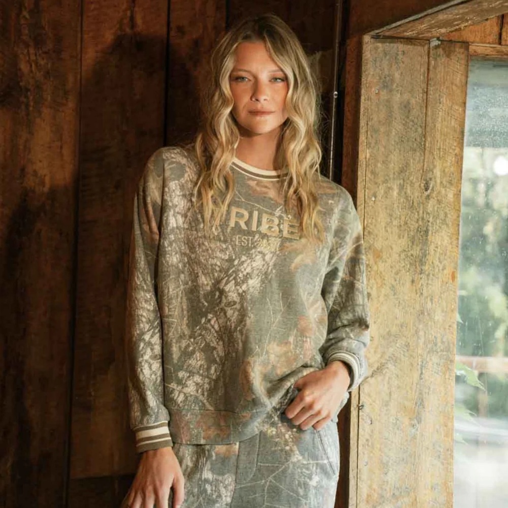 Tribe Women's Camouflage Sweatshirt